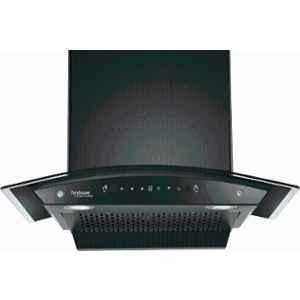 Hindware Amyra 60cm Black Auto Clean Wall Mounted Chimney