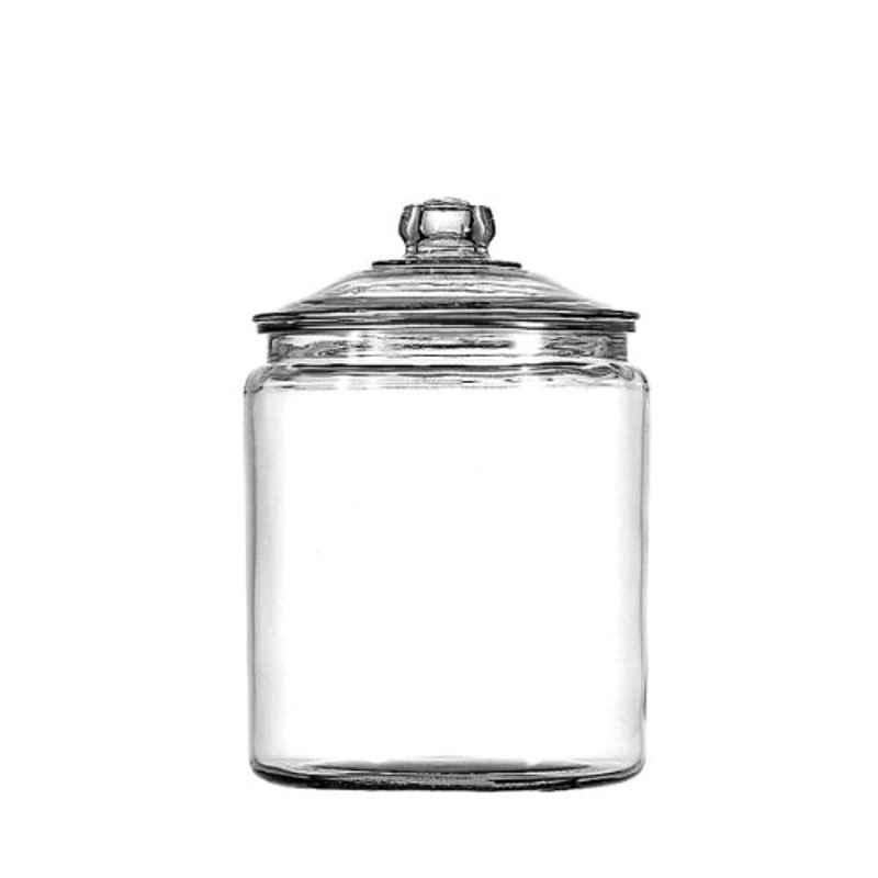 Anchor Hocking 0.5 Gal Glass Clear Heritage Hill Glass Storage Jar, 85545R