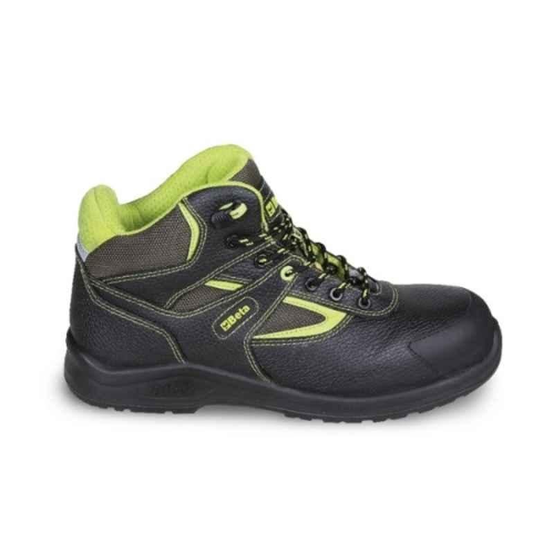 Beta Easy Plus 7221PEK Leather Composite Toe Black Safety Shoes, 072210245, Size: 10.5