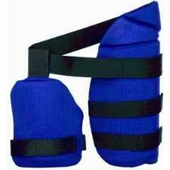 HRSGS Blue Right Hand Boy Size Cricket Thigh Guard