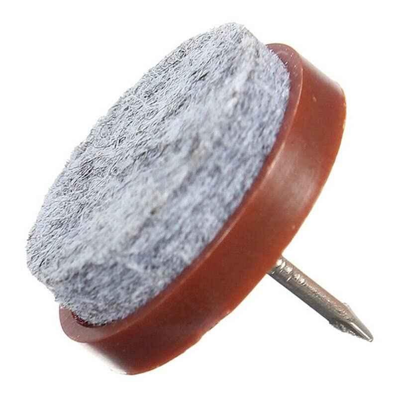 Robustline Brown Round Heavy Duty Nail-On Anti-Sliding Felt Pad