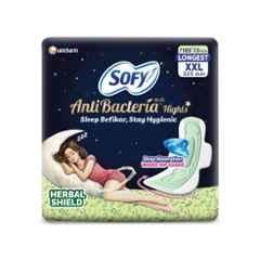Sofy 15 Pcs White Cotton Anti Bacteria Sanitary Pad Packet, Size: XXL