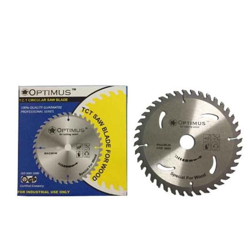 Optimus 8 inch 40 Teeth TCT Saw Blade for Wood Cutting, Bore Size: 25.4 mm