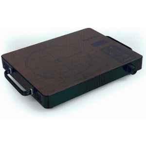 Kapli 2500W Aluminum Brown Touch Panel Infrared Induction Cooktop with LED Display