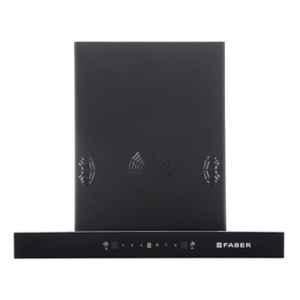 Faber Silencio 1400m3/hr 60cm Black Heat Autoclean Wall Mounting Chimney, 325.0682.702