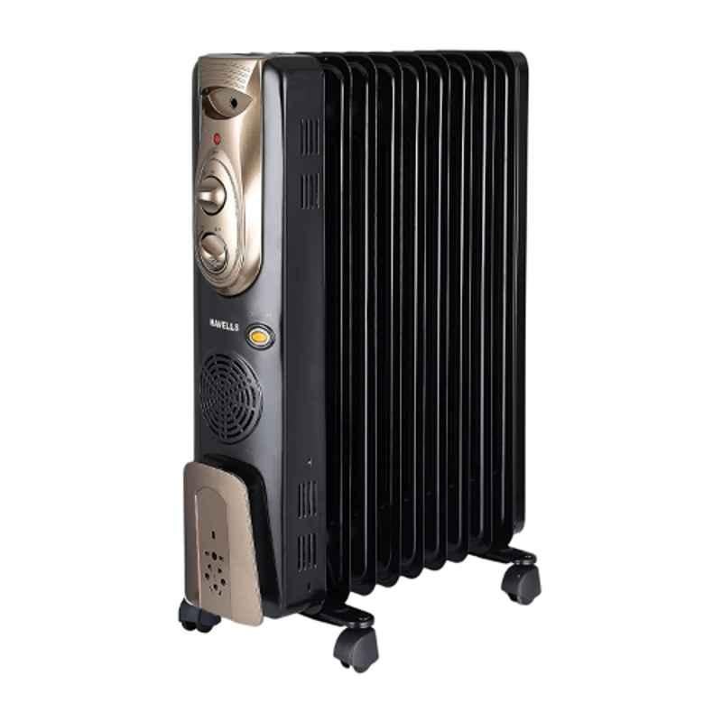 Havells OFR 9 Fins 2400W Oil Filled Room Heater with PTC Fan, GHROFAEK240