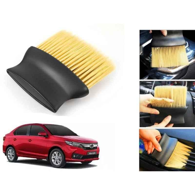 Auto Pearl Nylon Beige Car Dashboard Dust Cleaner Brush for Amaze 2018