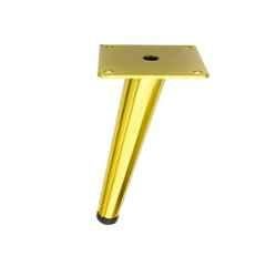 RAB 6 inch Zinc Gold Sofa Leg, Cone (Pack of 3)