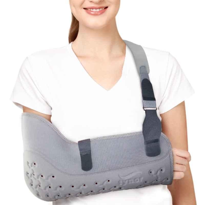 Beige Ambygo Deluxe Adjustable Pouch Arm Sling, For Fracture Support at Rs  500/piece in New Delhi