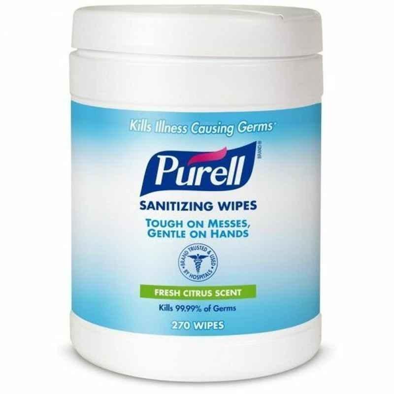 Purell Hand Sanitizing Wipes, 9113-06, 270 Pcs/Pack