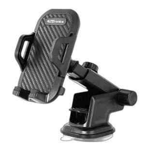 Portronics Clamp M Black Car Mobile Holder, POR-116