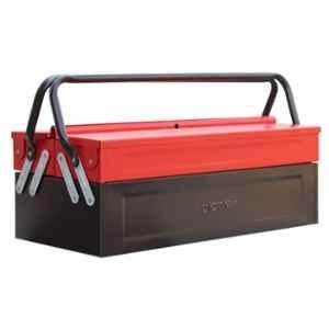 Plantex Metal Black & Red High Grade Tool Box for Tools, APS-561