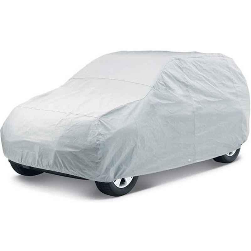 Love4Ride Silver Car Cover without Mirror Pocket for Tata Indica