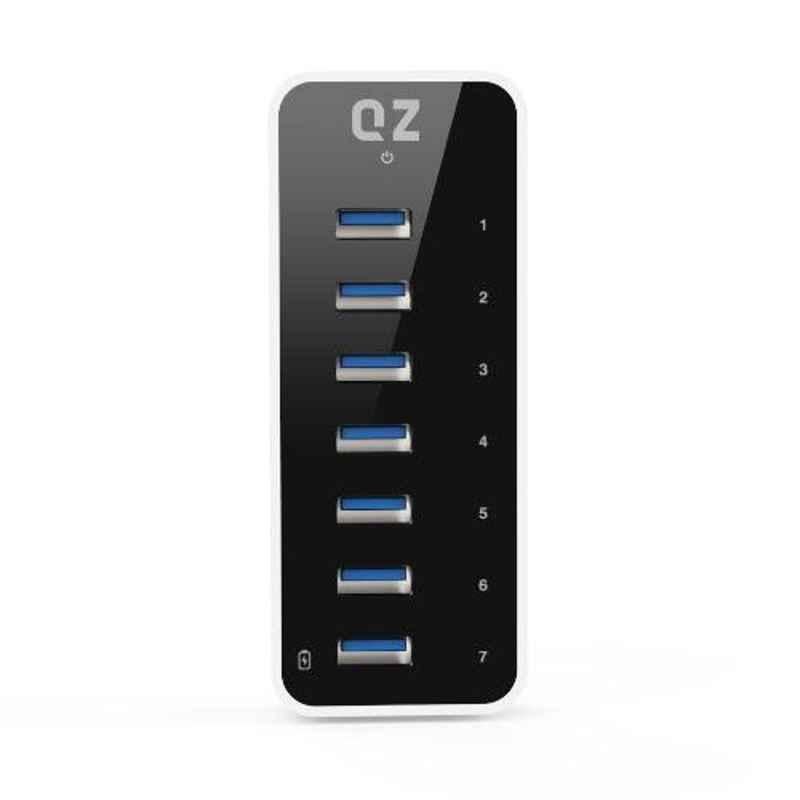 QZ 36W USB 3.1 7 Port Powered Hub, QZ-HB08