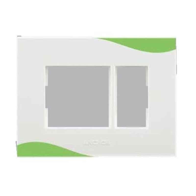 Anchor Penta 18 Module Pastel Green Designer Colour Cover Plate, 65918PG (Pack of 5)