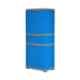 Nilkamal Freedom FMDR 1C Plastic Blue & Gray Storage Cabinet with 1 Drawer