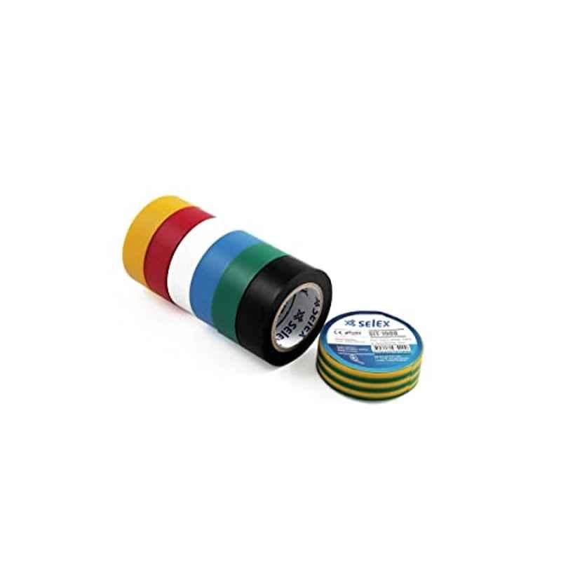 Selex Pvc Insulation Tape Sit-1900 Selex -Red (Pack Of 20)