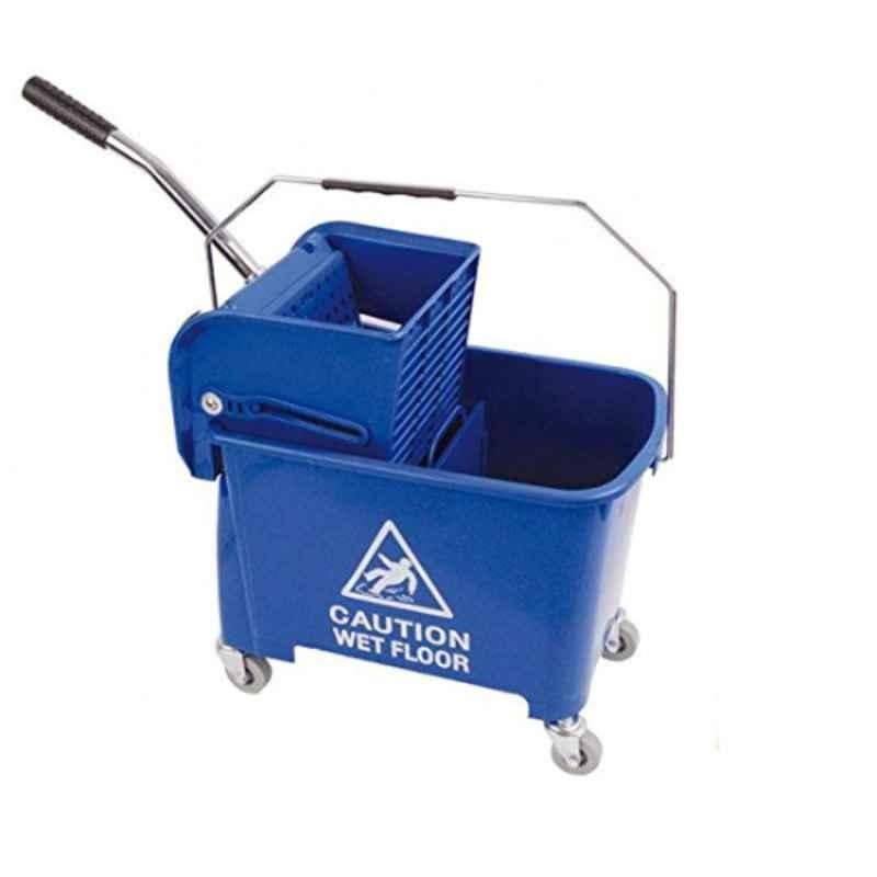 Hygiene Links 20L Blue Mop Bucket Trolley, HL-317