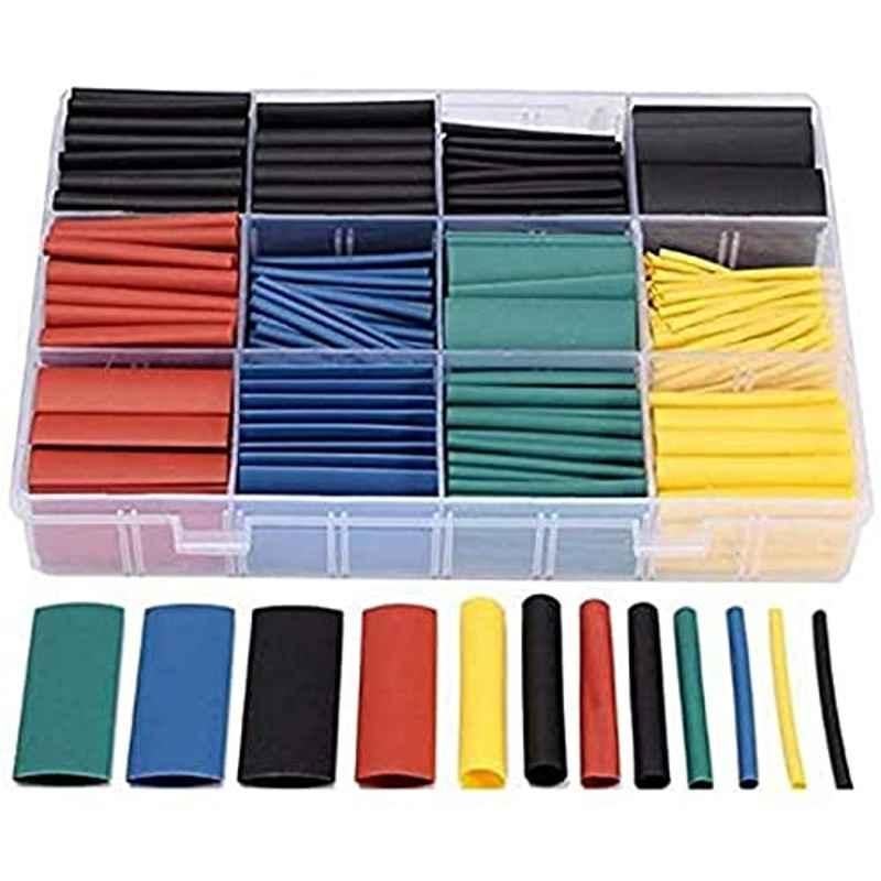 Abbasali Polyolefin Heat Shrink Electronic Wrap Cable Sleeve Kit (Pack of 530)