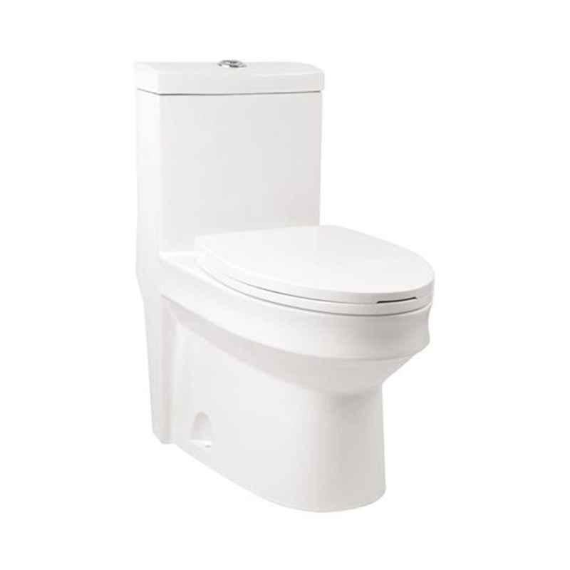 Milano White Toilet Seat, 140500100396