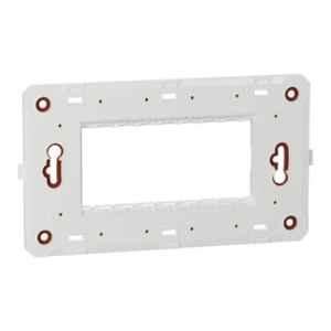 Schneider Electric Unica Pure 4 Module White Fixing Frame, UNPGP4M