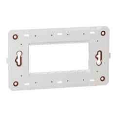 Schneider Electric Unica Pure 4 Module White Fixing Frame, UNPGP4M