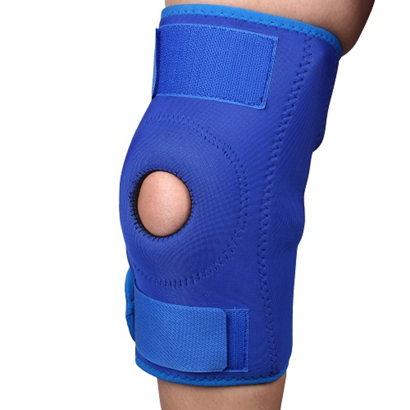 Vkare Neoprene Blue Open Patella Knee Brace, VKB0188, Size: XXL