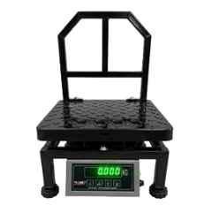 Monet 12x12 inch 180kg Mild Steel Platform Weighing Scale with Dual Display & 2 Days Battery Backup