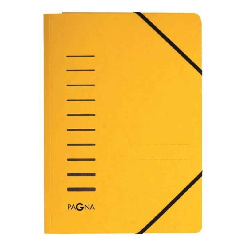 Pagna A4 Yellow Manila Folder with elastic fastener