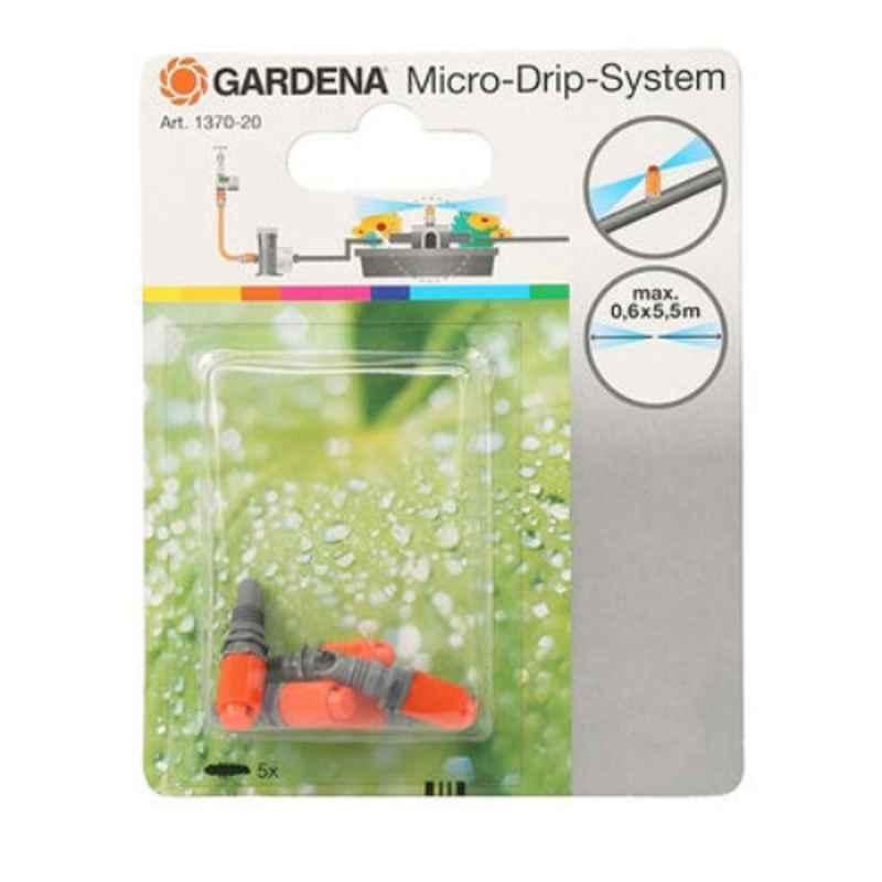 Gardena 0.6x5.5mm Micro-Drip System Watering Strip Sprinkler, 219361 (Pack of 5)