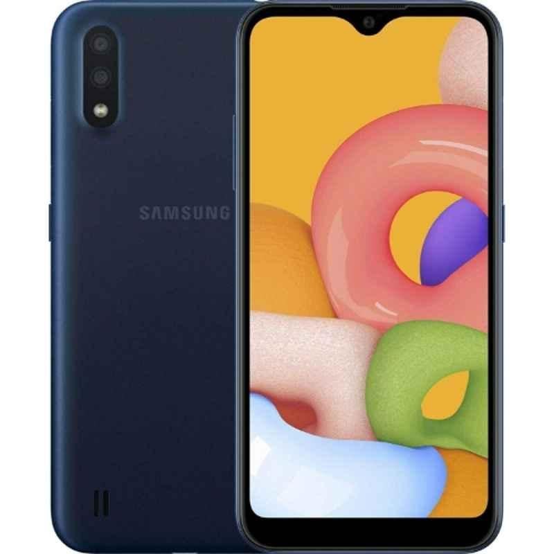 Samsung Galaxy A01 5.7 inch 2GB/16GB Dual Sim 4G LTE Blue Smartphone, SMA015