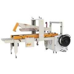 PPH Impex 400W Carton Flap Folding with Automatic Strapping Machine, FXJ5050FF