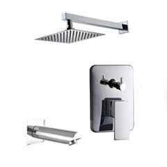 IRIS ZXR24140 Brass Concealed Square Body Diverter Full Set