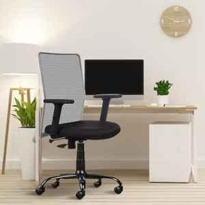 Rose Jack Mesh Grey Medium Back Revolving Ergonomic Office Chair