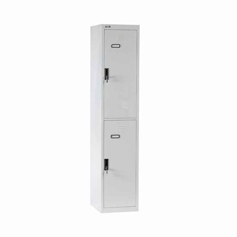 Rexel 1802x375mm Steel Grey Two Door Locker, RXL202ST-GRY