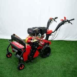 Really 5.25kW 270cc 50cm 4 Stroke Power Weeder cum Stubble Mower with Ditcher, Dry Land Blade, Chopper Blades & Double Weeding Wheel