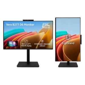 Acer 27 inch 1920x1080p Black IPS FHD Backlit LED Monitor with Built-in Webcam, B277 D6