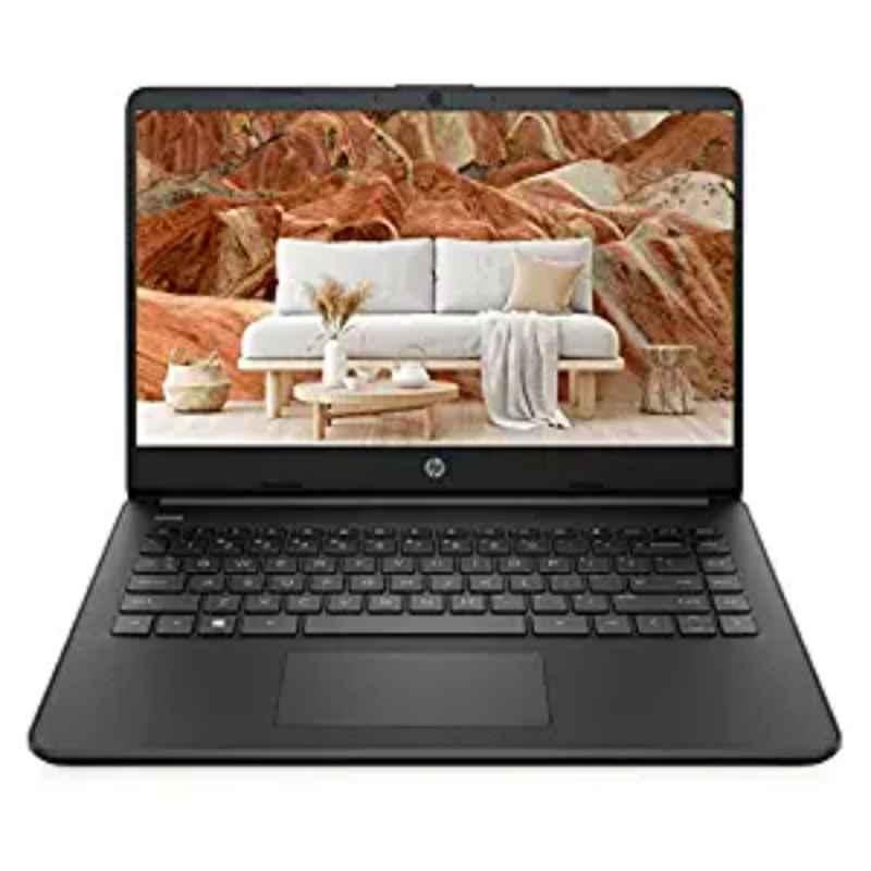 HP 14s-fq0568AU Jet Black Laptop with AMD Athlon Silver 3050U/8GB/256GB SSD Windows 11 Home & 14 inch Display