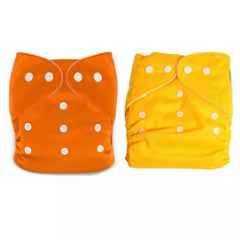 Fastgear Cotton Reusable Baby Diaper with Insert Pad, FG335, Size: Small