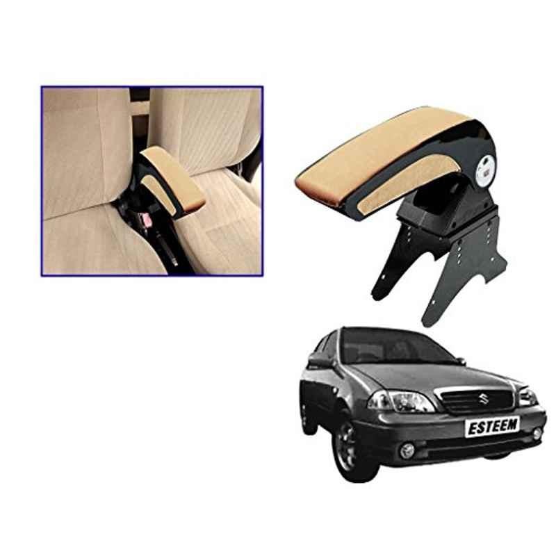 Kozdiko Beige Chrome Armrest for Maruti Esteem, koz_16090