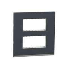 Schneider Electric Unica Pure Plastic Surround Grid Plate, UNSCP8MSQ_GY (Pack of 5)