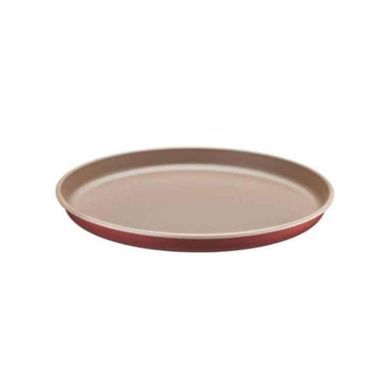 Tramontina 30cm Stainless Steel Red & Beige Non Stick Pizza Mold, 7891112152915
