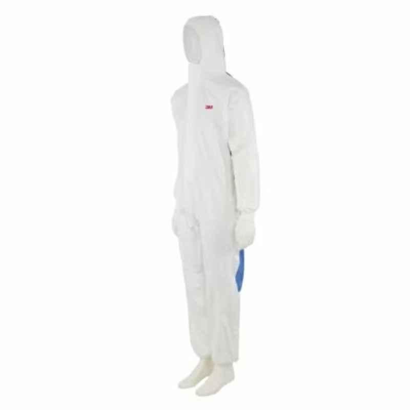 3M White Protective Coverall, Size: M, 4535
