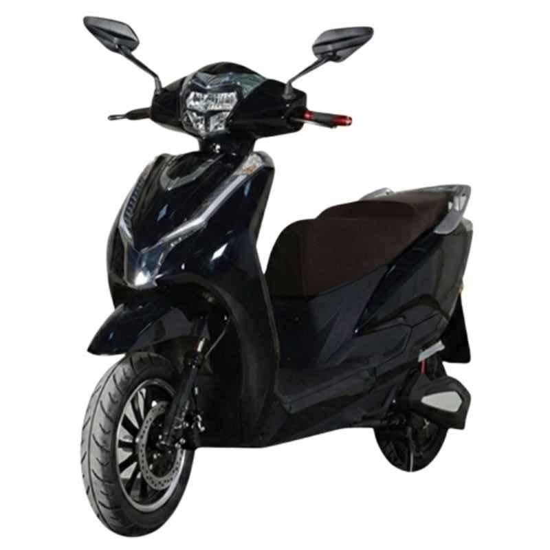 EOX Acto 25kmph 48V Lithium Black Non RTO Electric Scooter, Running Range: 60-80 km in 1 Charge