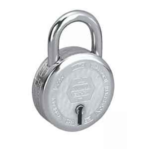 Harrison 70mm Steel Chrome Plated Finish Padlock with 3 Keys