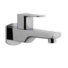 Jaquar Kubix Prime Full Gold	 Quarter Turn Bib Cock Tap with Wall Flange, KUP-GLD-35037PM