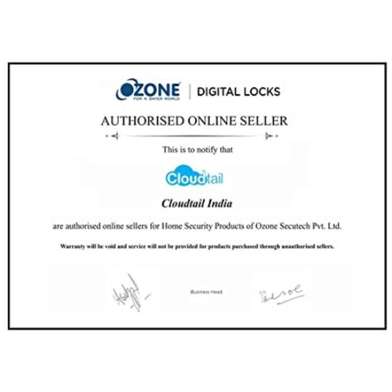 Ozone Morphy-M ABS Plastic & Zinc Alloy Smart Digital Door Lock, OZ-FDL-02 Std