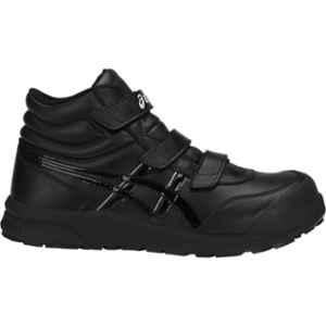 Asics Winjob Rubber Sole Black Safety Shoes, CP302, Size: 8