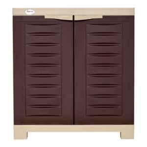 Supreme Fusion 1 Plastic Globus Brown Multipurpose Cabinet, Fusion01-GB