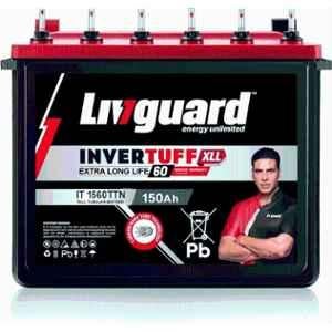 Livguard INVERTUFF 150Ah 12V Tall Tubular Inverter Battery with 60 Months Warranty for Home, Office & Shop, IT 1560STJ